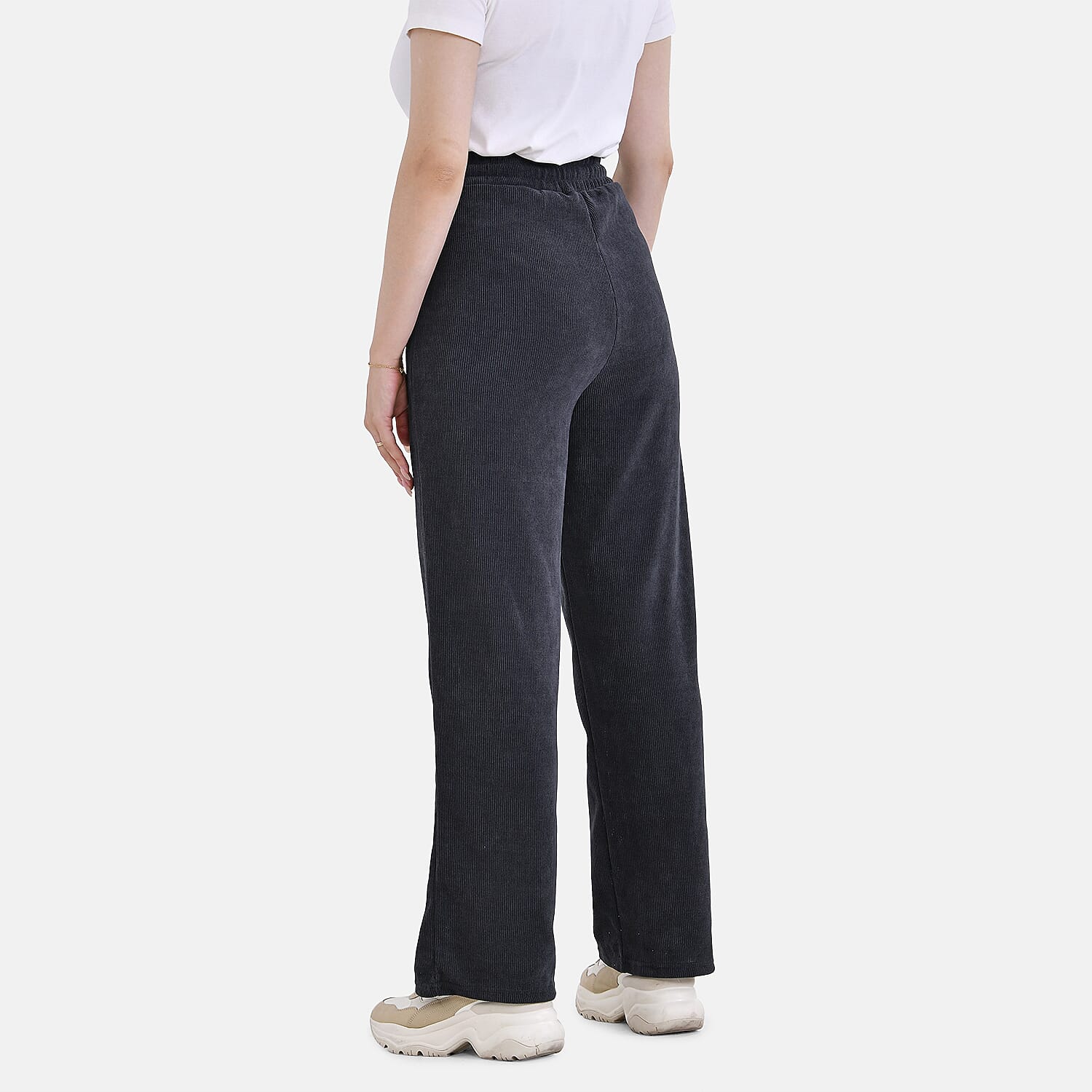 Tamsy Cordurory Trouser with 2 side Pockets (Size XL) - Grey