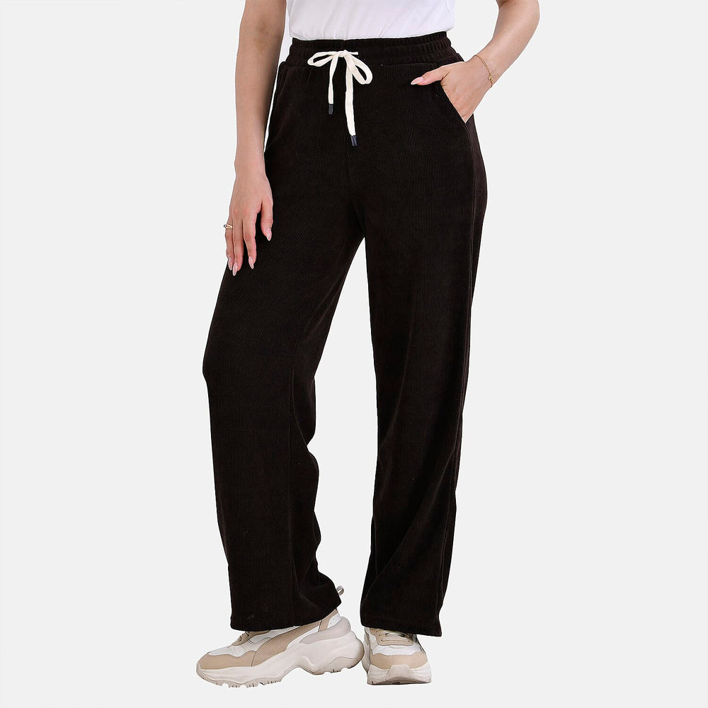 TAMSY Corduroy Trouser (Size XL) - Dark Brown