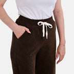 Tamsy Corduroy Trousers (Size XXL) - Brown