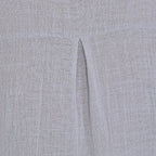 La Marey Cotton Blend 3-4 Sleeve Button Down Blouse (Size XL) - Grey