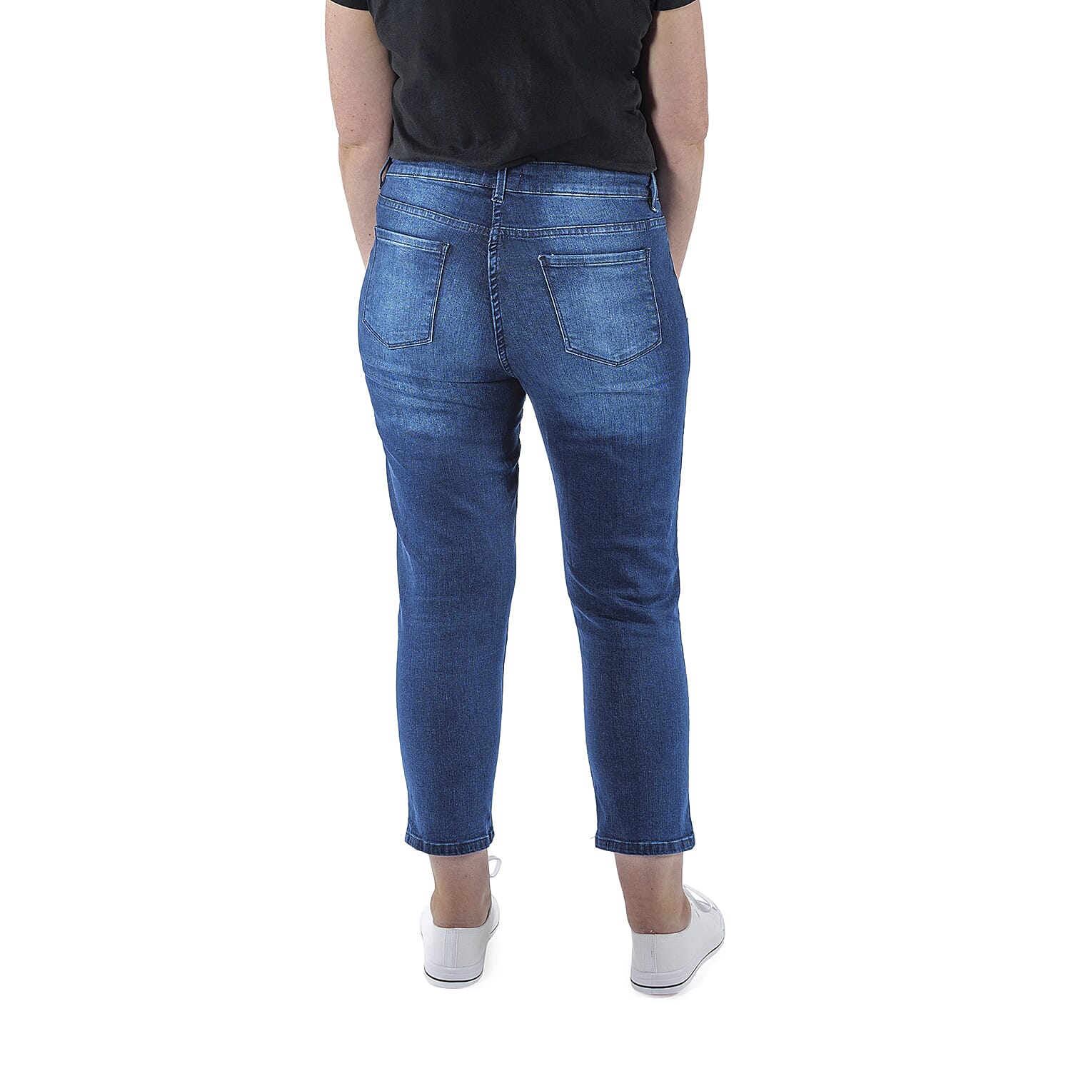 Tamsy Jean 98% cotton, 2% elastane (Size UK26) - Dark Blue