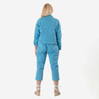 Tamsy Stretch Twill Jacket - Lightweight & Stylish (Size 22) - Turqouise