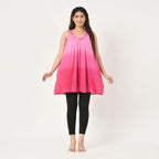 Tamsy Tie Dye Tunic (8-18) - Pink