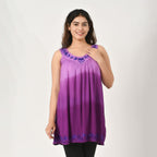 Tamsy Tie Dye Tunic (8-18) - Purple