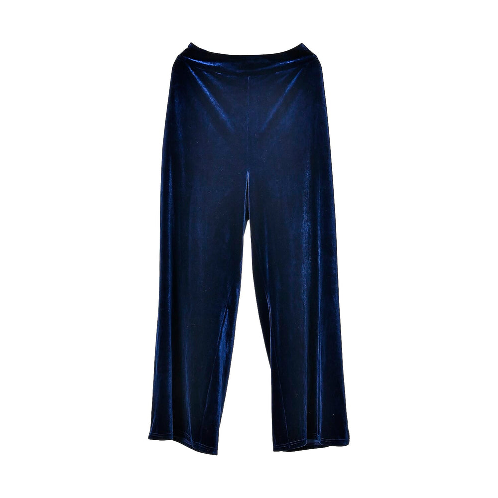 Blue Velvet Trousers (Size M)