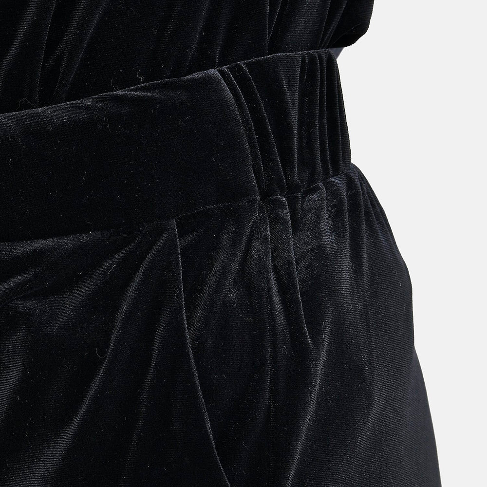 Black Velvet Trousers (Size S)
