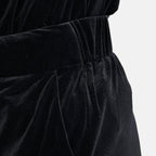Black Velvet Trousers (Size S)