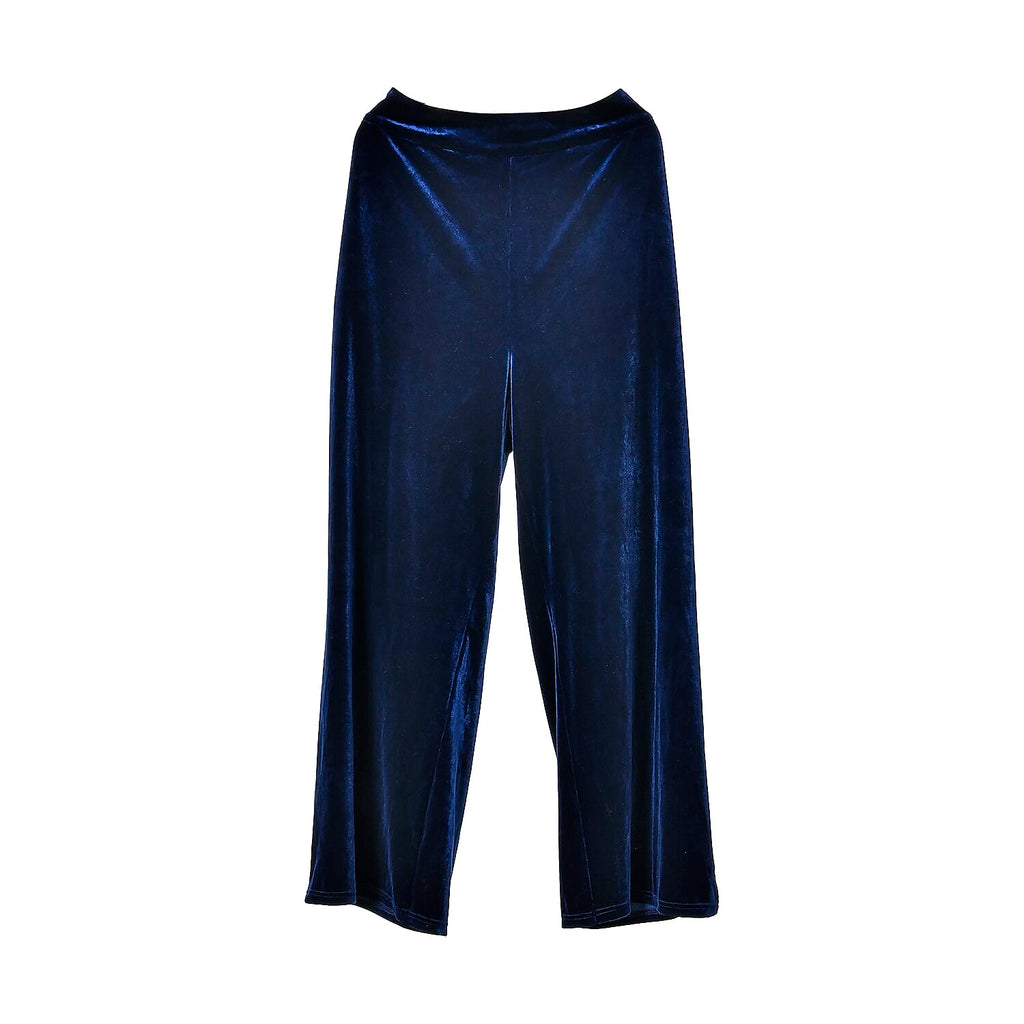 Blue Velvet Trousers (Size S)