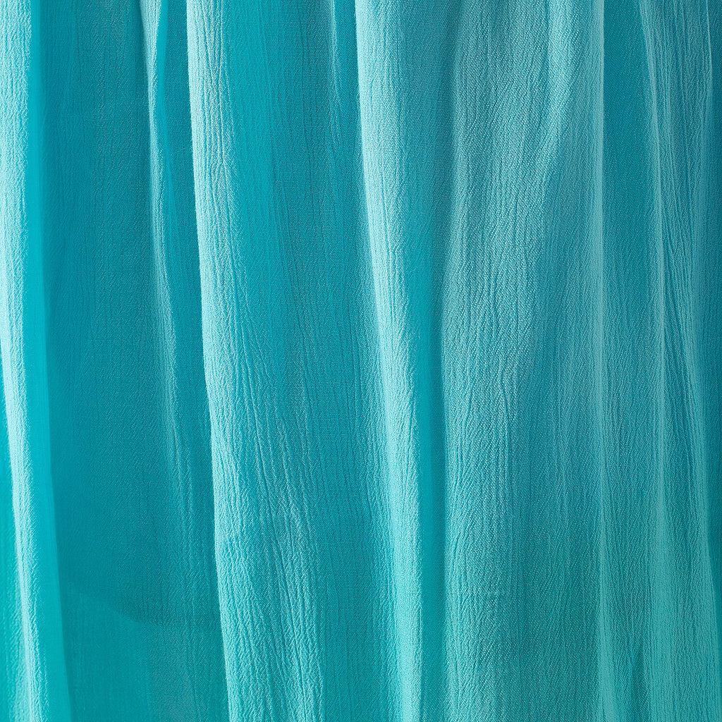 Tamsy Viscose Ombre Long Skirt (Size XXL, 24-26) - Turquoise