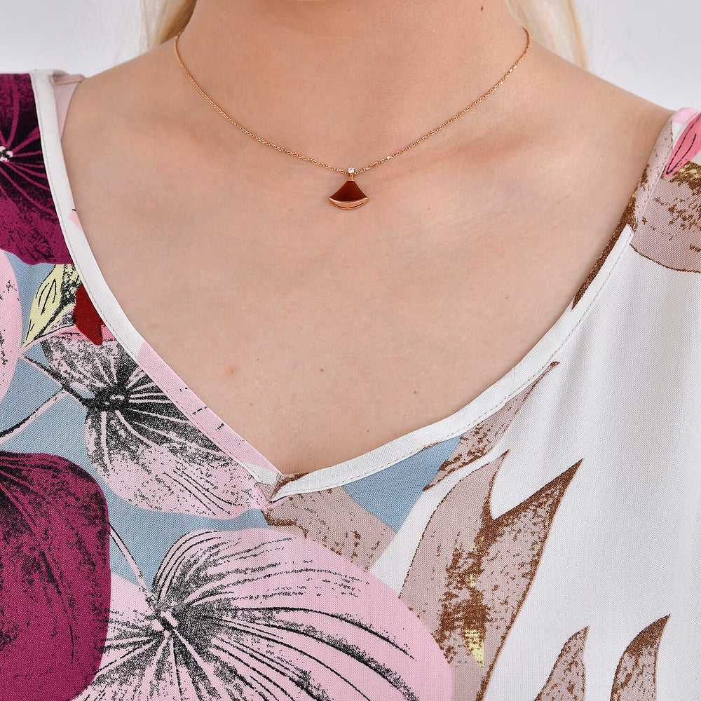 Tamsy Viscose Printed Top (Size 8 - 20) - Red & Green