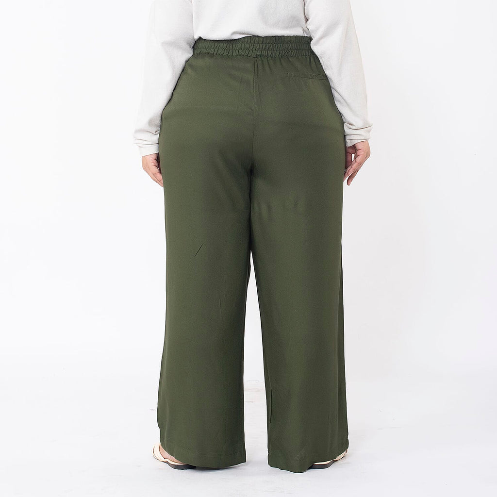 Tamsy Viscose Solid Jean and Pant-Trouser (Size 103x1 cm) - Khaki & Navy