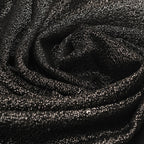 Viscose Shiny Metallic Mesh Shawl - Black