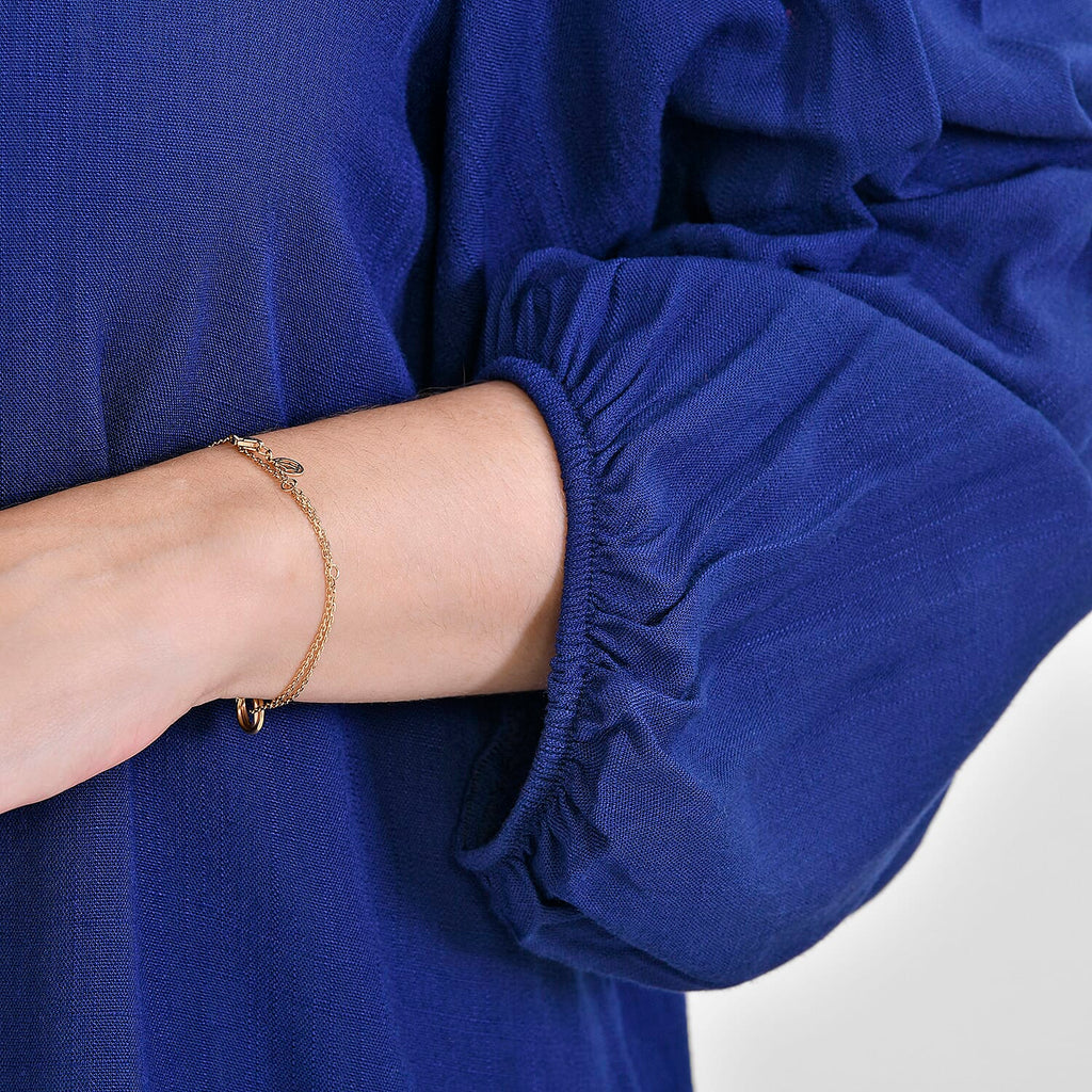 TAMSY 100% Viscose Round Neck Top (Size XXL) - Navy Blue