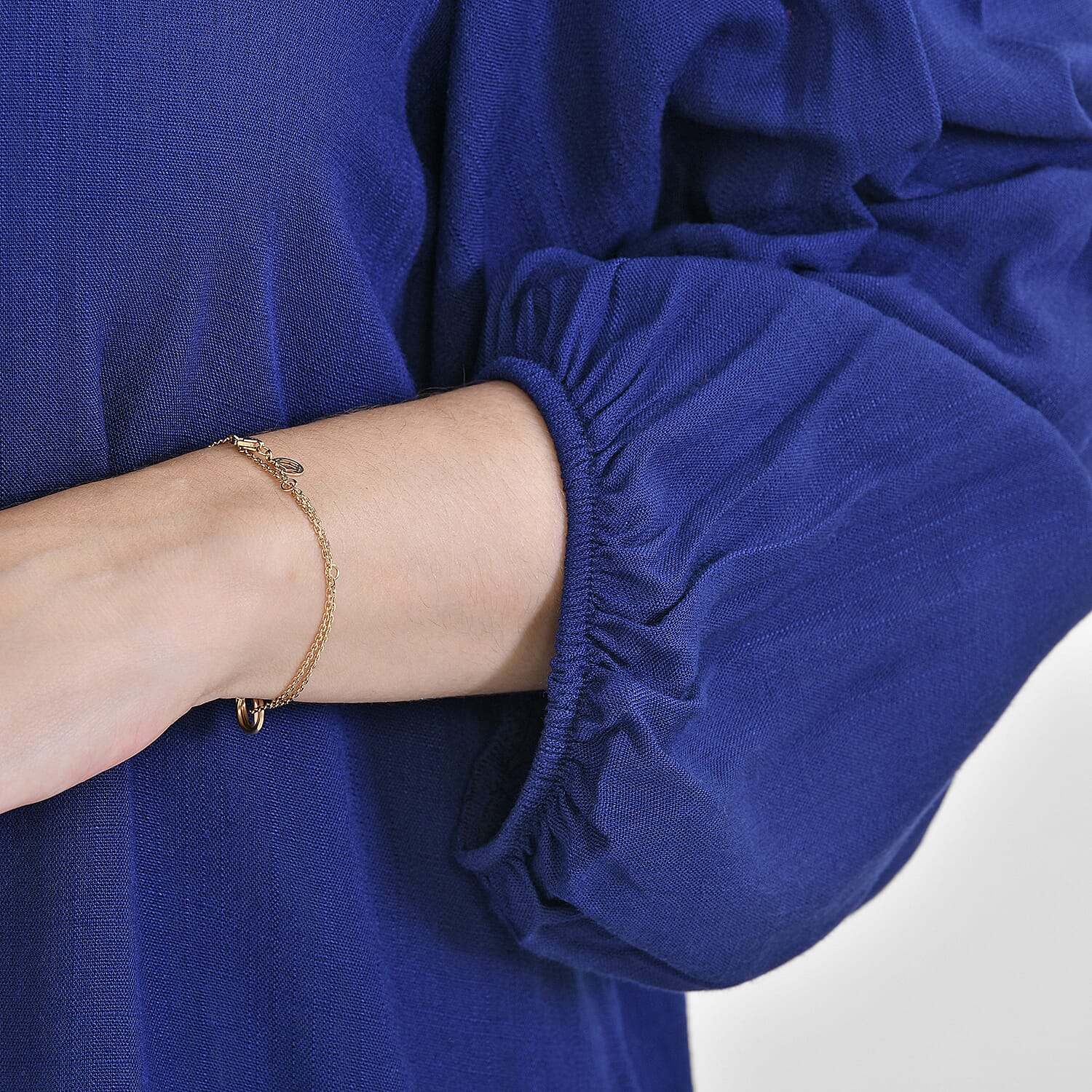 TAMSY 100% Viscose Round Neck Top (Size XXL) - Navy Blue