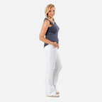 Tamsy Womens Regular Fit Sleeveless Tank Top (Size XXL) - Grey