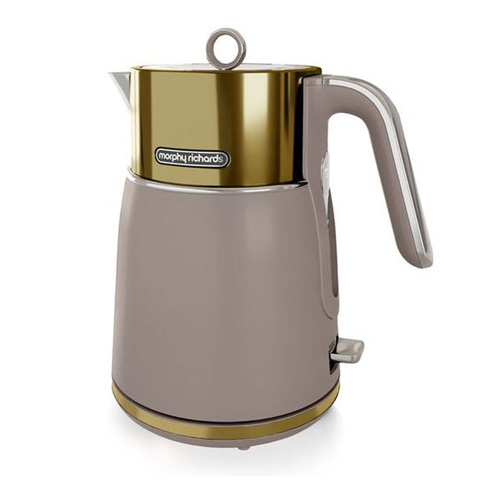 Morphy Richards Signature 1.5L Kettle (Power 3KW) - Grey & Gold