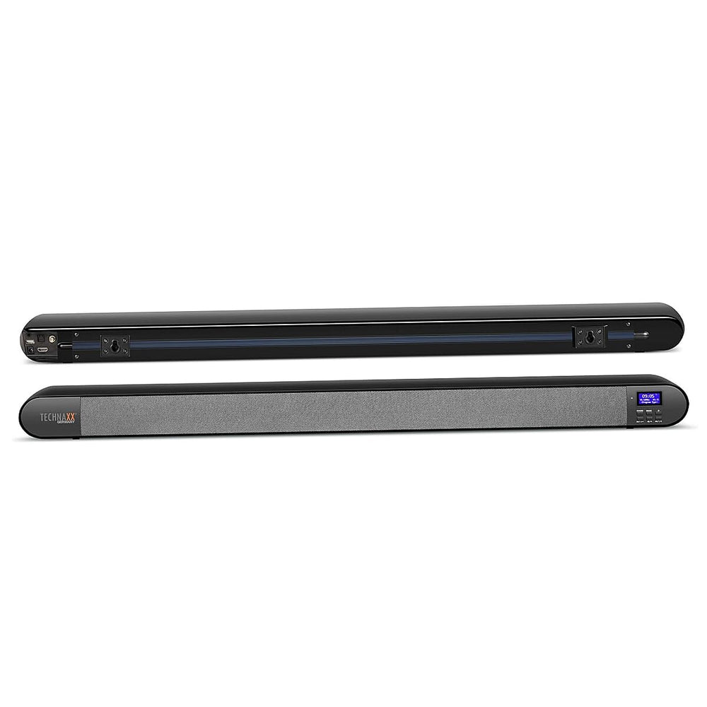 Remote Control Bluetooth Soundbar with AUX Cable - Black