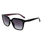 Ted Baker Unisex Square Sunglasses with Light Grey Lens - Black