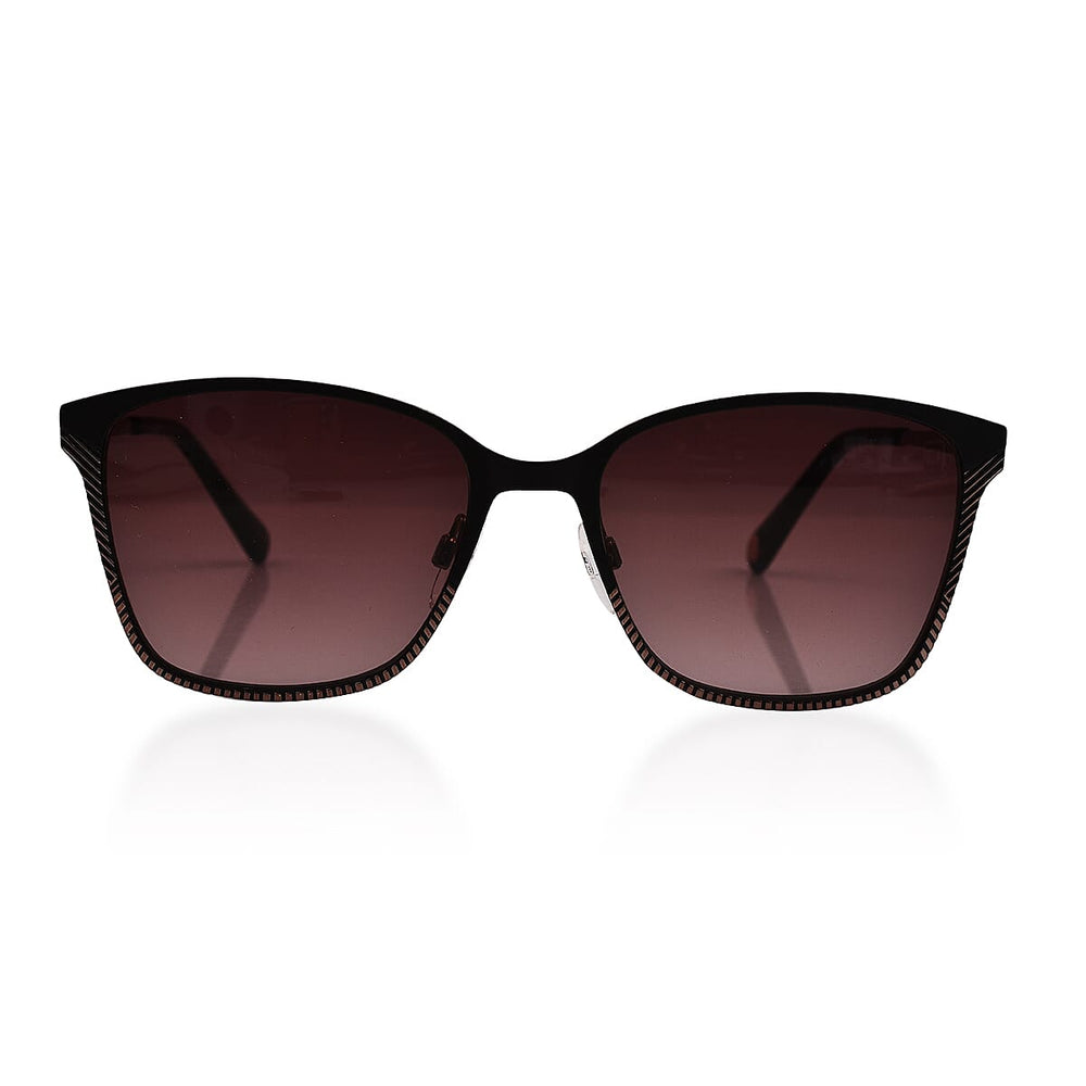 TED BAKER Unisex Sunglasses with Red Temples and Brown Lenses -  Brown