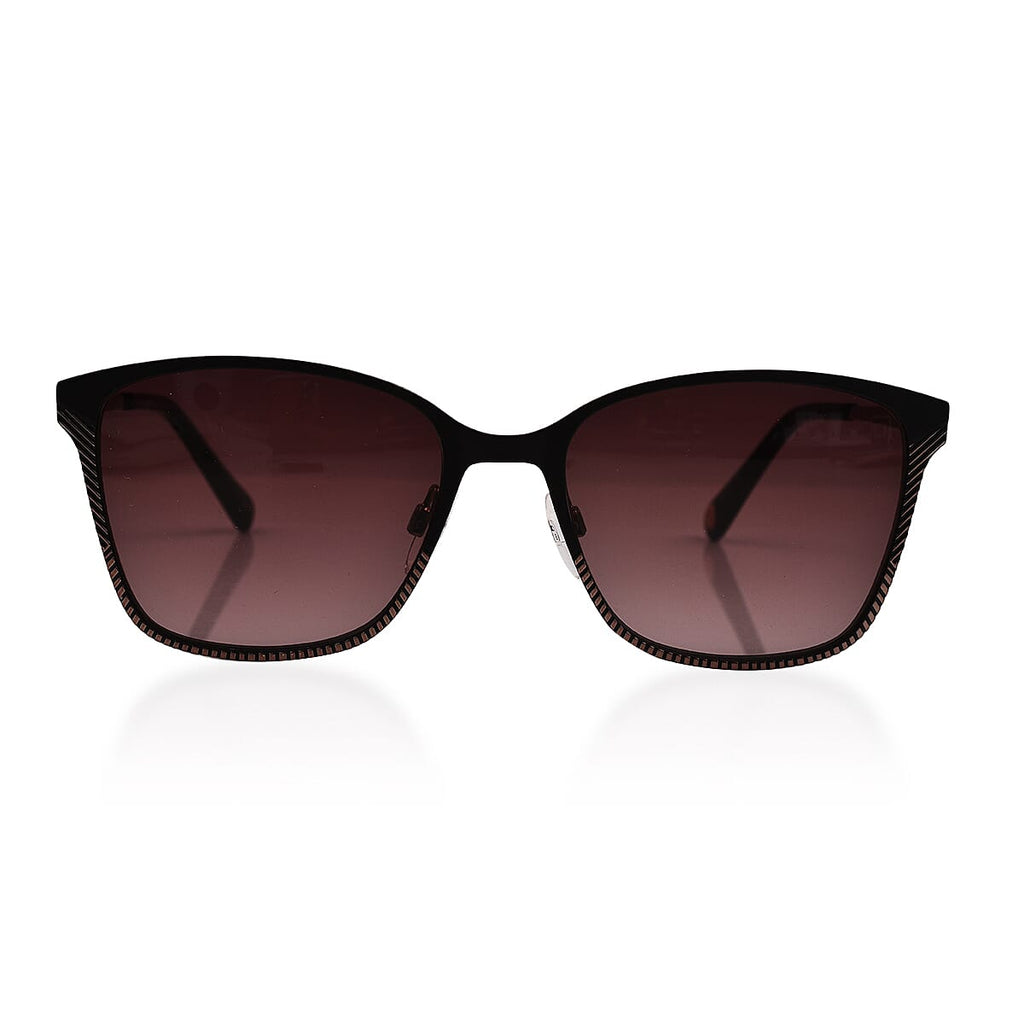 TED BAKER Unisex Sunglasses with Red Temples and Brown Lenses -  Brown