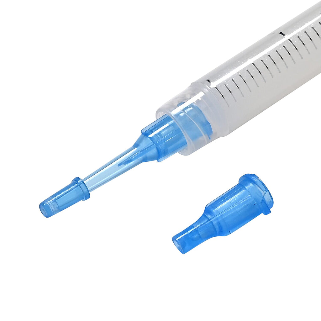 Teeth Whitening Gel Refill - Set of 5 x 3ml Syringes, Transparent - Blue, Safe Formula for LED Kits