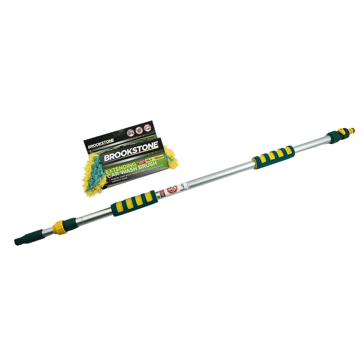 Telescopic Water Flow Through Car Cleaner Soft Brush