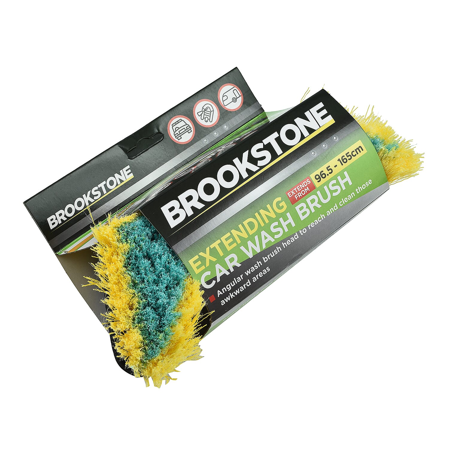 Telescopic Water Flow Through Car Cleaner Soft Brush