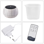 The 5th Season Luxury Cool Mist SPA Aroma Humidifier, Lamp, Bluetooth Speaker with Remote and 6 Fragrance Oils - 1000ml