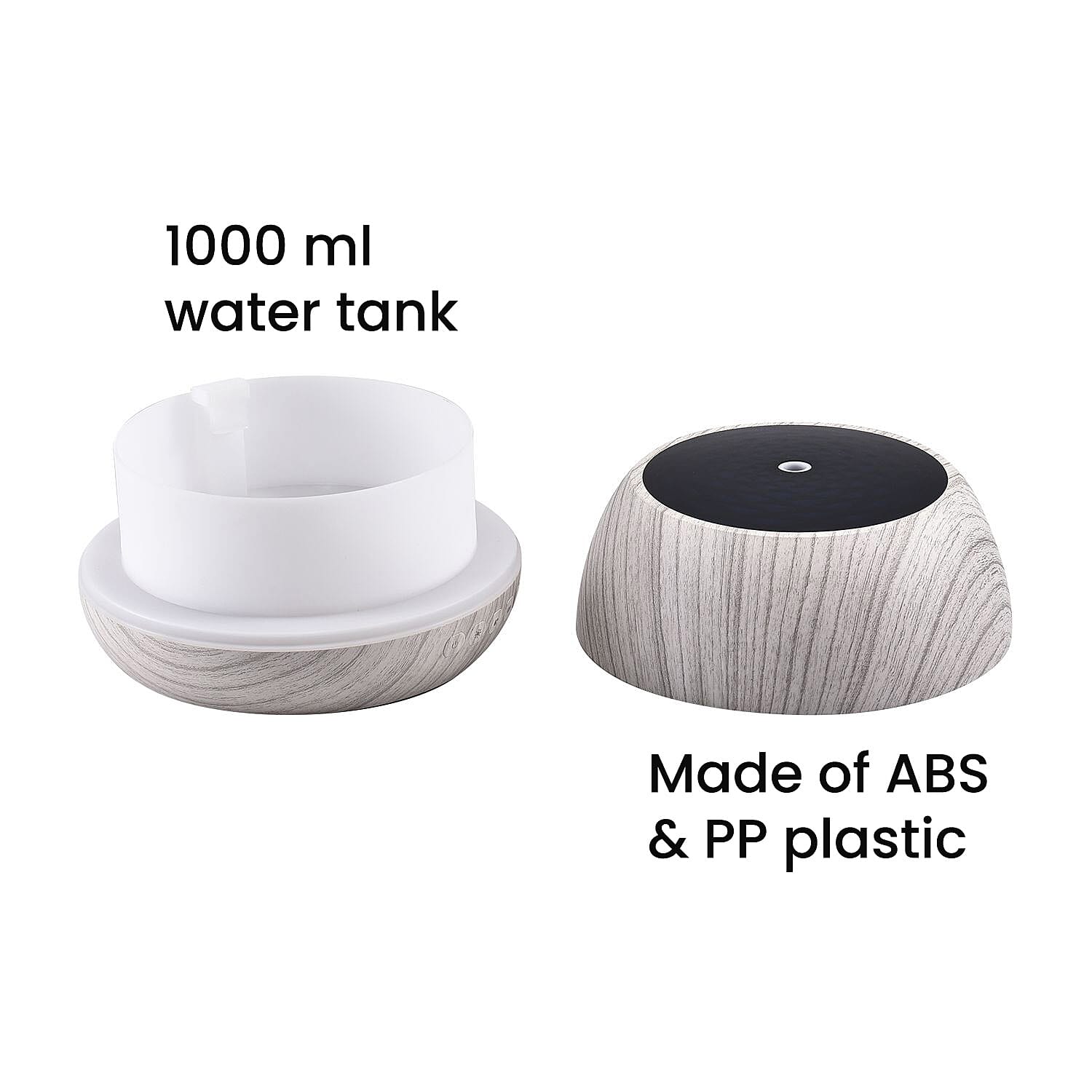 The 5th Season Luxury Cool Mist SPA Aroma Humidifier, Lamp, Bluetooth Speaker with Remote and 6 Fragrance Oils - 1000ml