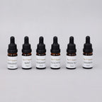 The 5th Season - Set of 6 Fragrance Oils Energising Set (Fragrance- Eucalyptus, Mint,  Rosemary, Lemongrass, Cinnamon and  Green Tea)- 10ml each