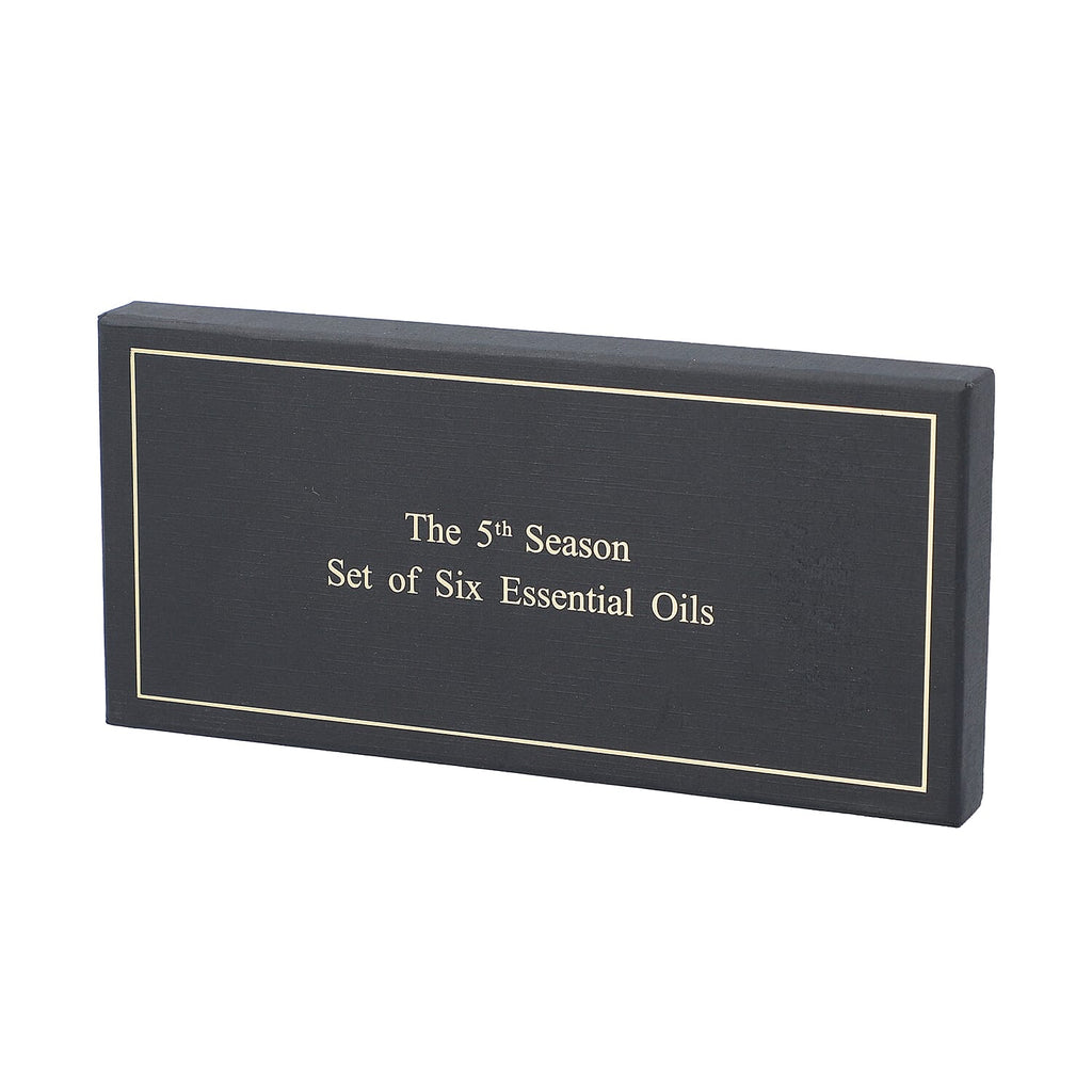 The 5th Season - Set of 6 Fragrance Oils Energising Set (Fragrance- Eucalyptus, Mint,  Rosemary, Lemongrass, Cinnamon and  Green Tea)- 10ml each