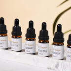 The 5th Season - Set of 6 Fragrance Oils Energising Set (Fragrance- Eucalyptus, Mint,  Rosemary, Lemongrass, Cinnamon and  Green Tea)- 10ml each