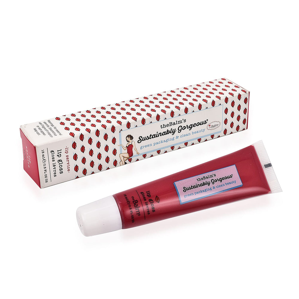 The Balm- Sustainably Gorgeous Lip Gloss Lip Service - 15ml