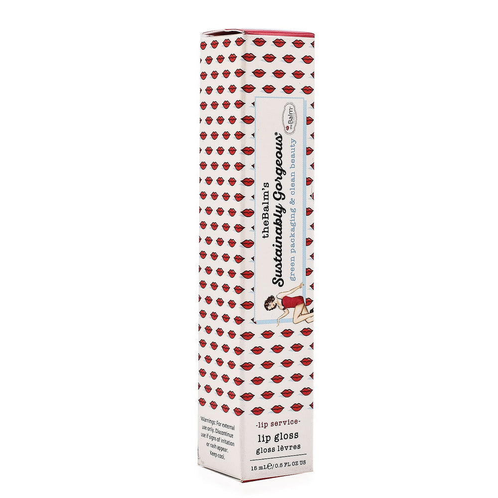 The Balm- Sustainably Gorgeous Lip Gloss Lip Service - 15ml