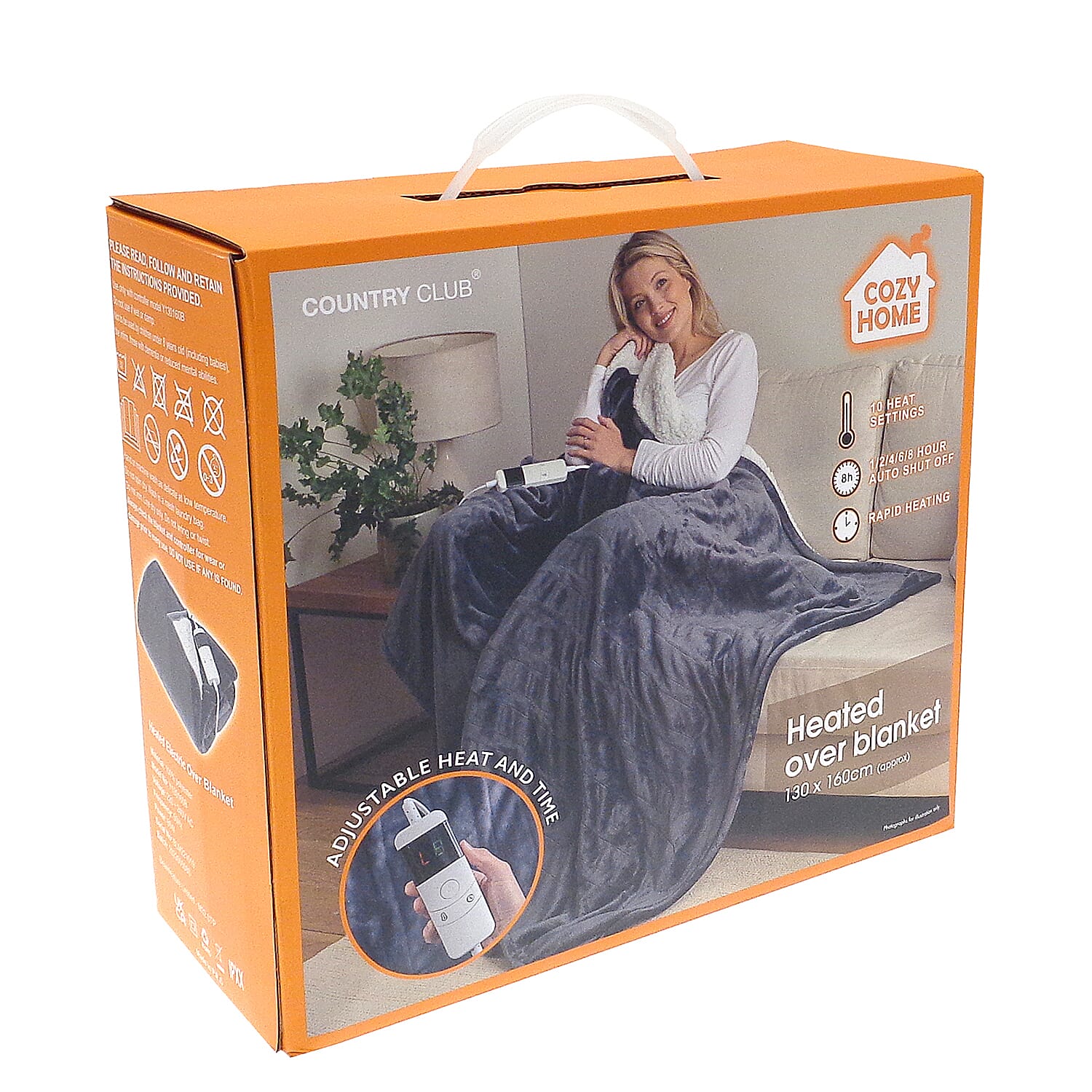 WINTER WARMER- Electric Heated Blanket With 10 Heat Settings & Timer