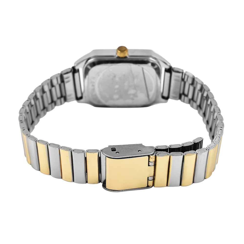 The Diamond & Co. Ladies Watch with Genuine Diamond with Silver Dial With in Two Tone