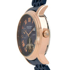 Thomas Tompion Automatic Movt. 3ATM Water Resistance Blue Dial Mens Watch with Blue Stainless Steel Strap