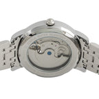Thomas Tompion Automatic Movt. 3ATM Water Resistance Silver Dial Mens Watch with Silver Colour Stainless Steel Strap