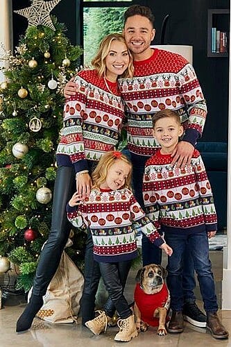 Threadbare Reindeer Design Christmas Jumper (Size 10) - Multi