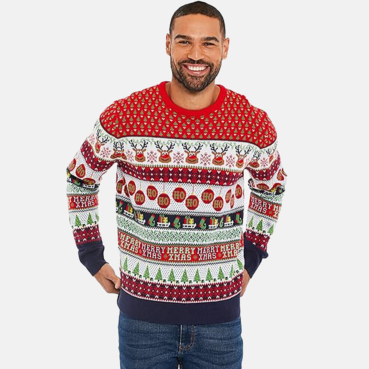 Threadbare Acrylic Jumper (Size - 12) - Multi Color