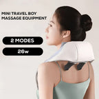 Electric Neck, Shoulder & Back Massager (Battery 1800mAh) - Cream