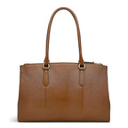 Radley London Showcase - Genuine Leather Hampstead Large Ziptop Workbag Indus - Tan