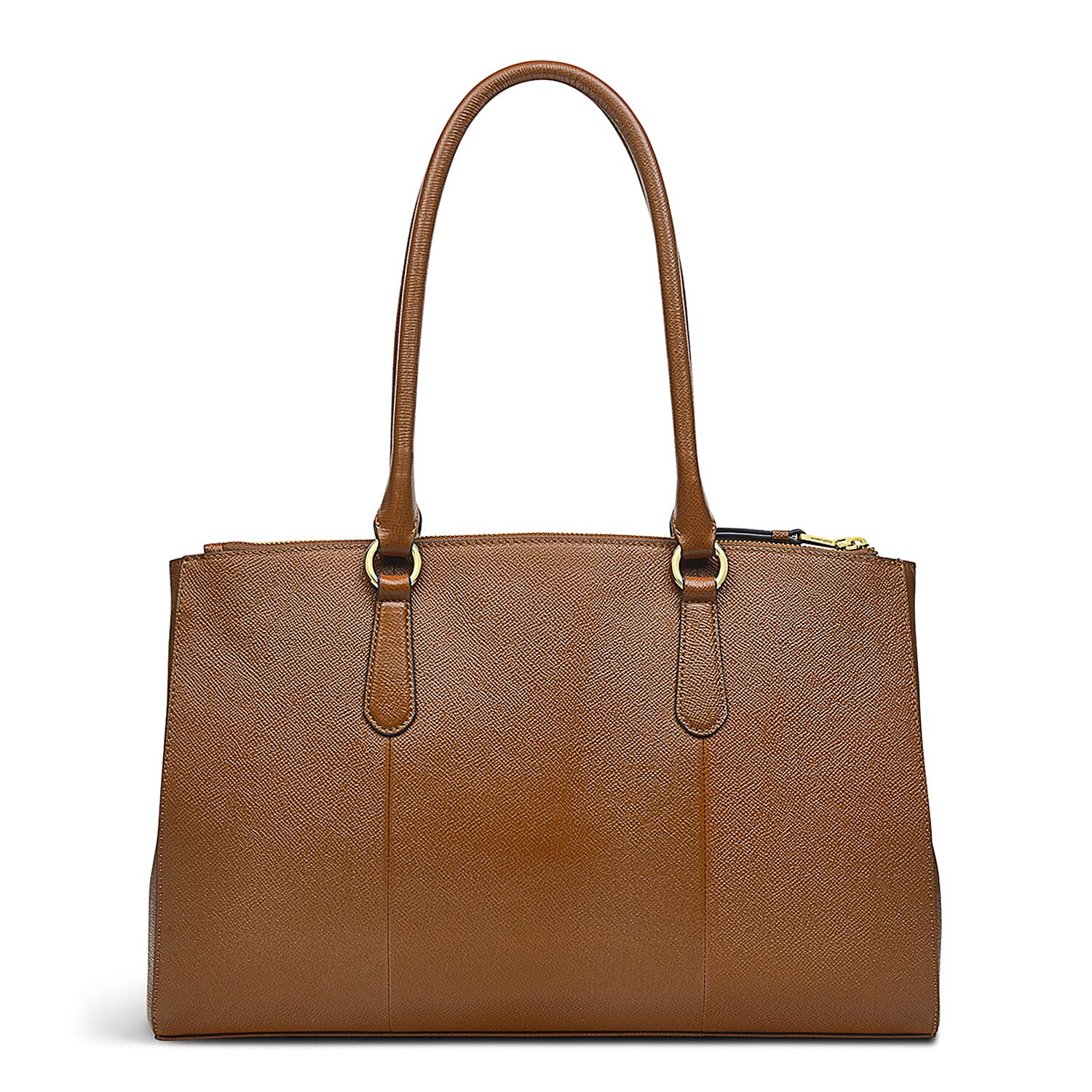 Radley London Showcase - Genuine Leather Hampstead Large Ziptop Workbag Indus - Tan