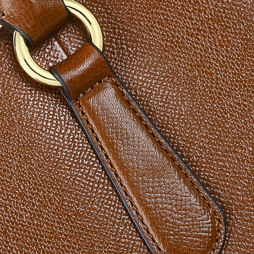 Radley London Showcase - Genuine Leather Hampstead Large Ziptop Workbag Indus - Tan