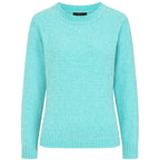 Emreco Plain Round Neck Chenille Jumper (Size M) - Turquoise