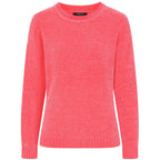 Emreco Plain Round Neck Chenille Jumper (Size S) - Coral