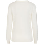 Emreco Womens Knitted Bubble Textured Round Neck Jumper (Size XL) - Ivory