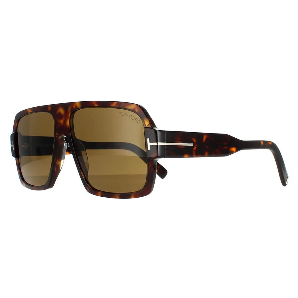 Designer Closeout - Tom Ford Shield Acetate Sunglasses - Square