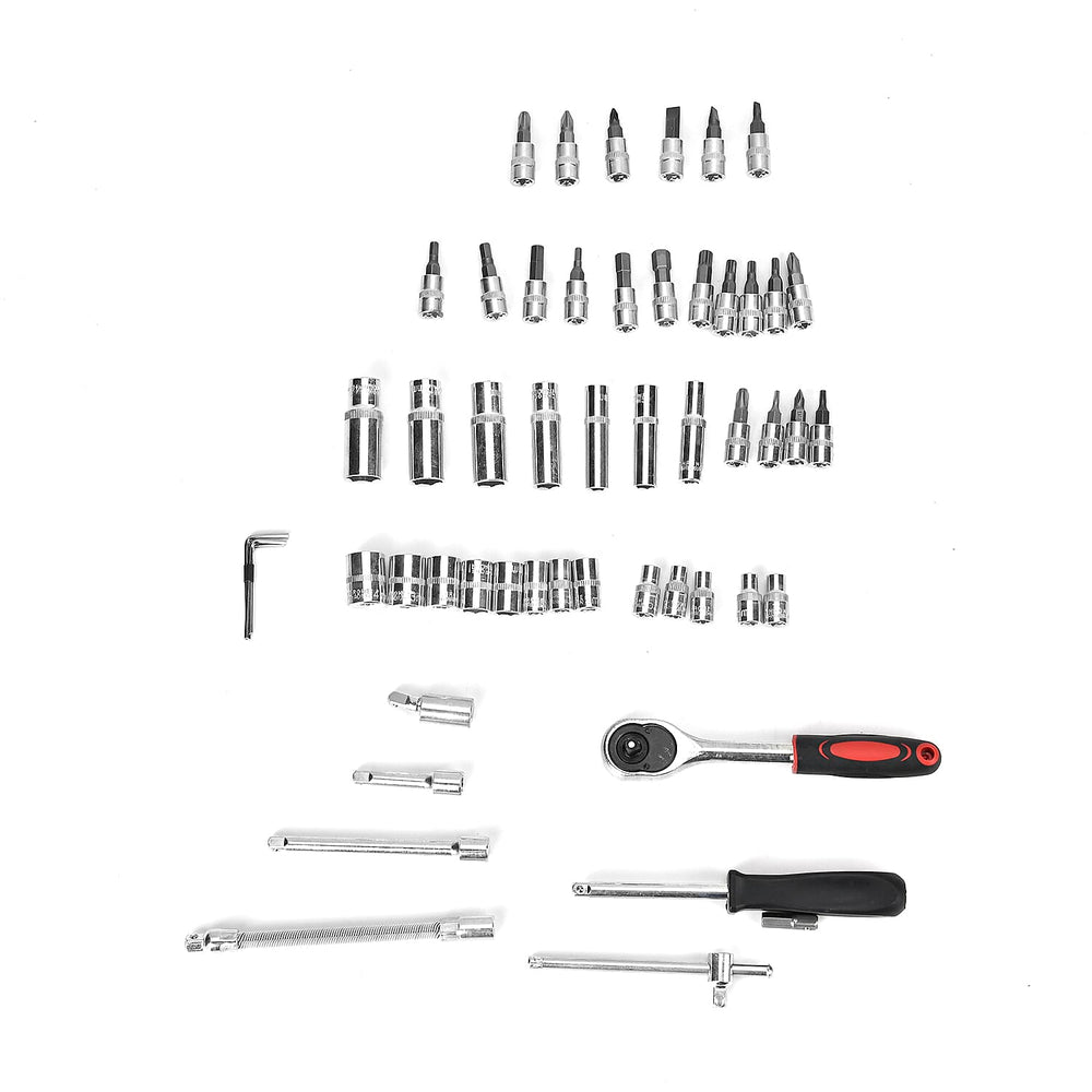 53 Piece Impact Socket Pro Tool Set- Black & Orange