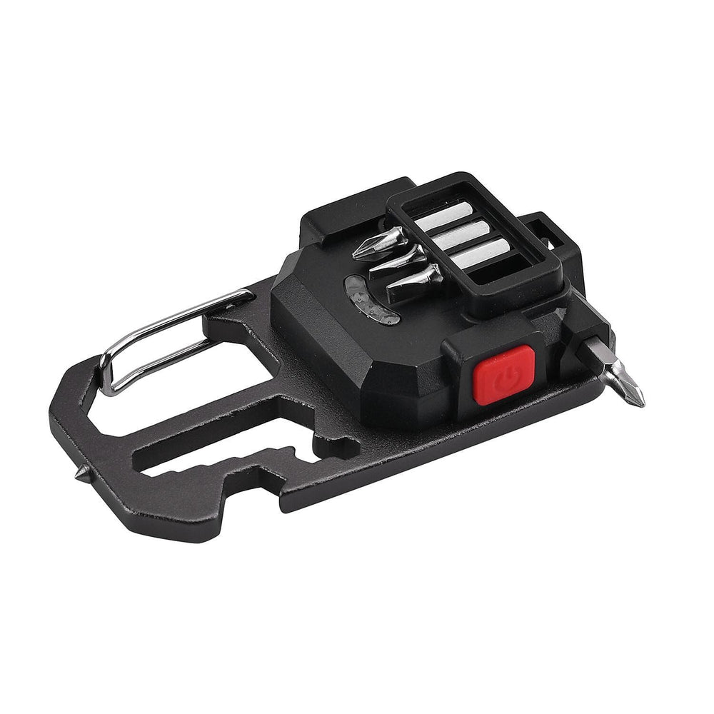 COB rechargeable keychain light - Black